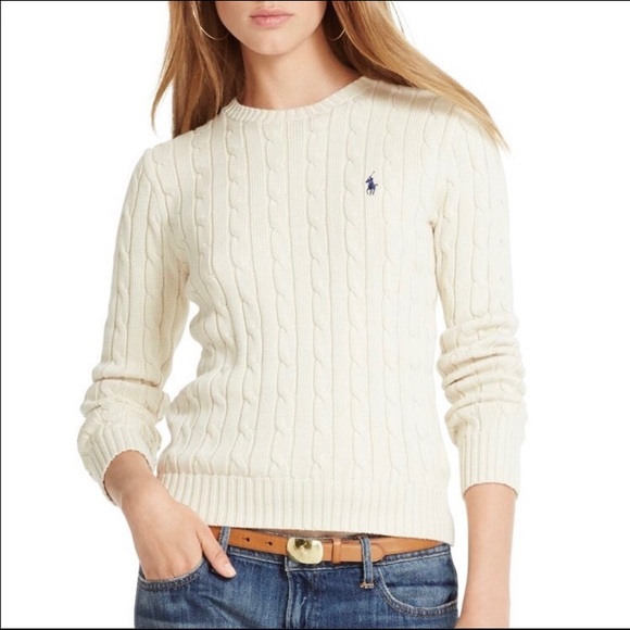 Ralph Lauren Sweaters - Ralph Lauren cream cable knit sweater